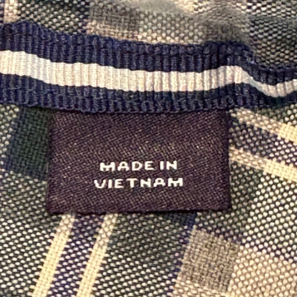 Cremieux Classics Button Down Shirt Mens XL Green Navy Plaid Cotton Tartan EUC - Picture 13 of 13